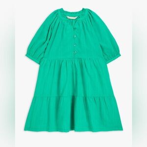 Girls John Lewis & Partners Size 4 Button Down Dress. 100% Cotton.